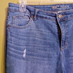 Ruff Hewn Medium Distressed Denim Jeans